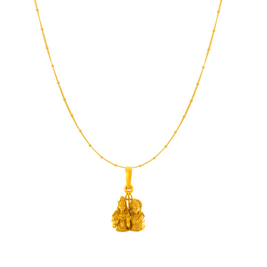 Shiv Parvati chain pendant 