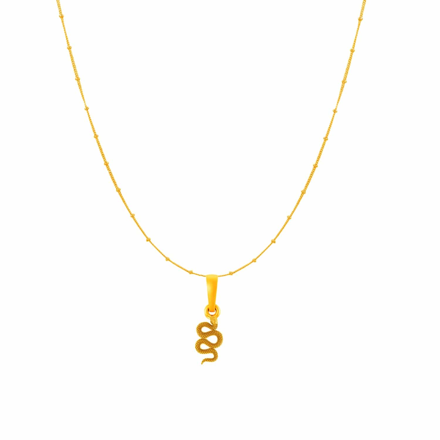 Snake chain pendant 