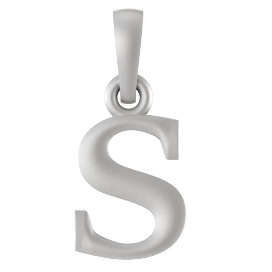 Akshat Sapphire Sterling Silver (92.5% purity) precious Name alphabet chain pendant (Pendnat with Ball  chain) pure silver designer alphabet chain locket