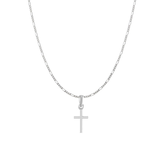 God Jesus Chain Pendant (Pendant with Figaro Chain) for Men & Women Pure Silver Lord Isa masih Chain Locket for Good Health & Wealth