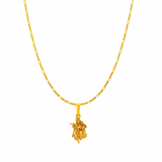 Radha Krishna chain pendant 