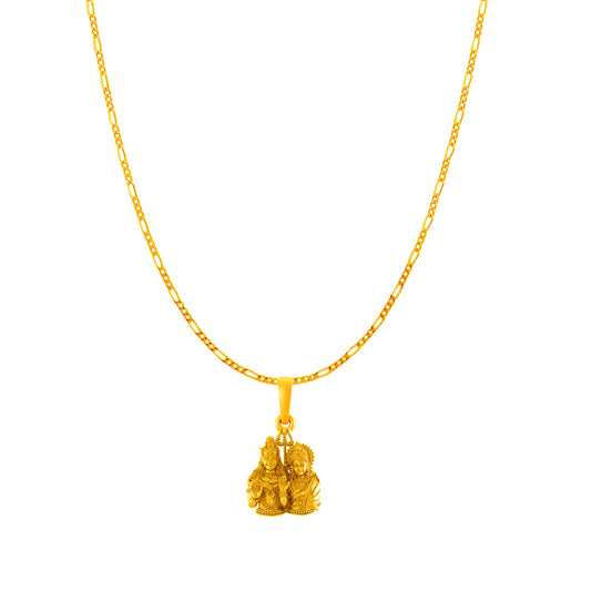 Shiv Parvati chain pendant 