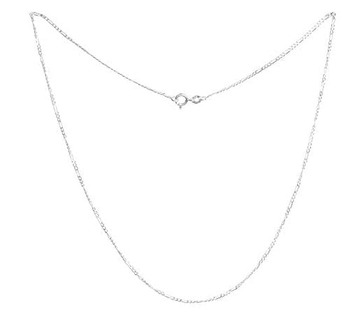 God Shiva Pure Silver 92.5% purity Chain pendant by Shiva Pendant (Pendant with Figaro Chain-18 inches)