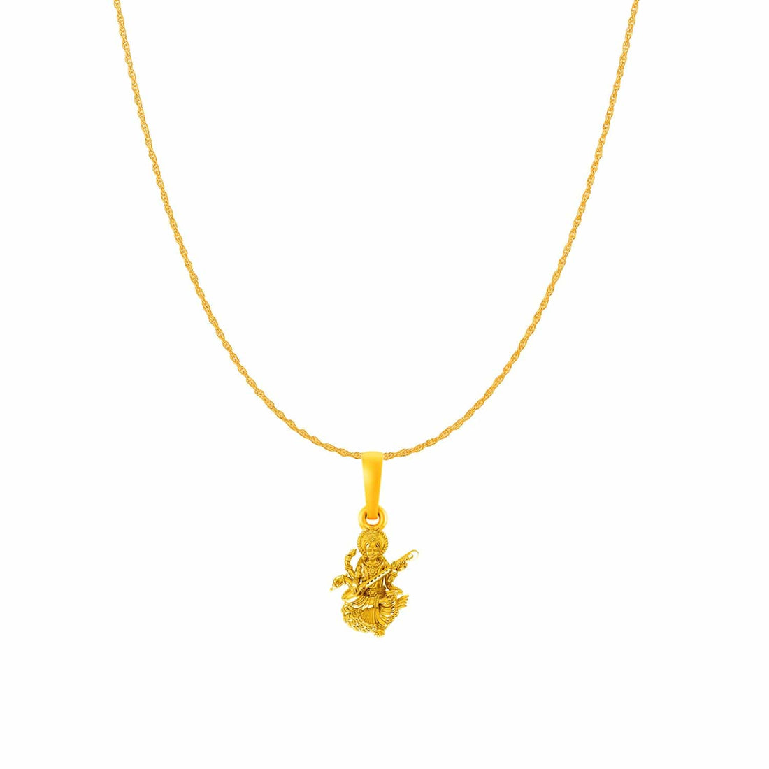 Saraswati ji chain pendant 