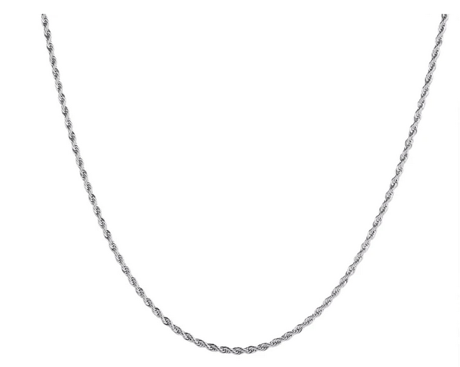 AKSHAT SAPPHIRE Sterling Silver (Silver with 92.5% purity) God Shree Sai Baba chain Pendant (Pendant with Rope Chain) for Men & Women Pure Sterling Silver Lord Sai Baba chain Locket For Good Wealth & Health