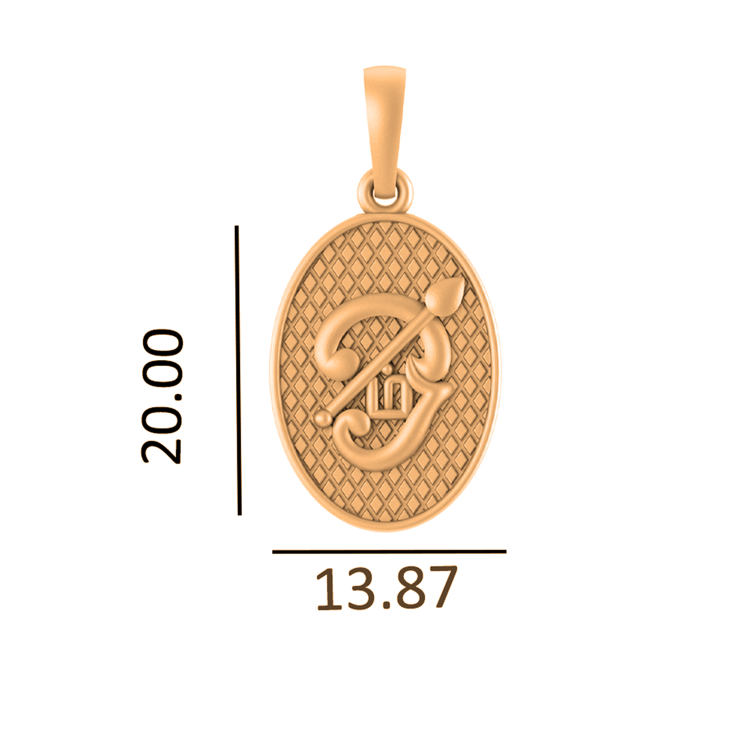 22KT Gold Plated Sterling Silver Spiritual Tamil OM 92.5% purity Chain pendant by for Women (Pendant with Rope Chain-18 inches)