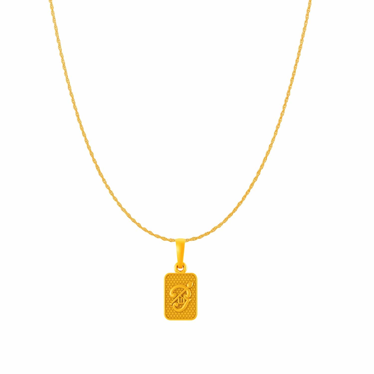 22KT Gold Plated Sterling Silver Spiritual Tamil OM 92.5% purity Chain pendant by for  Women (Pendant with Rope Chain-18 inches)