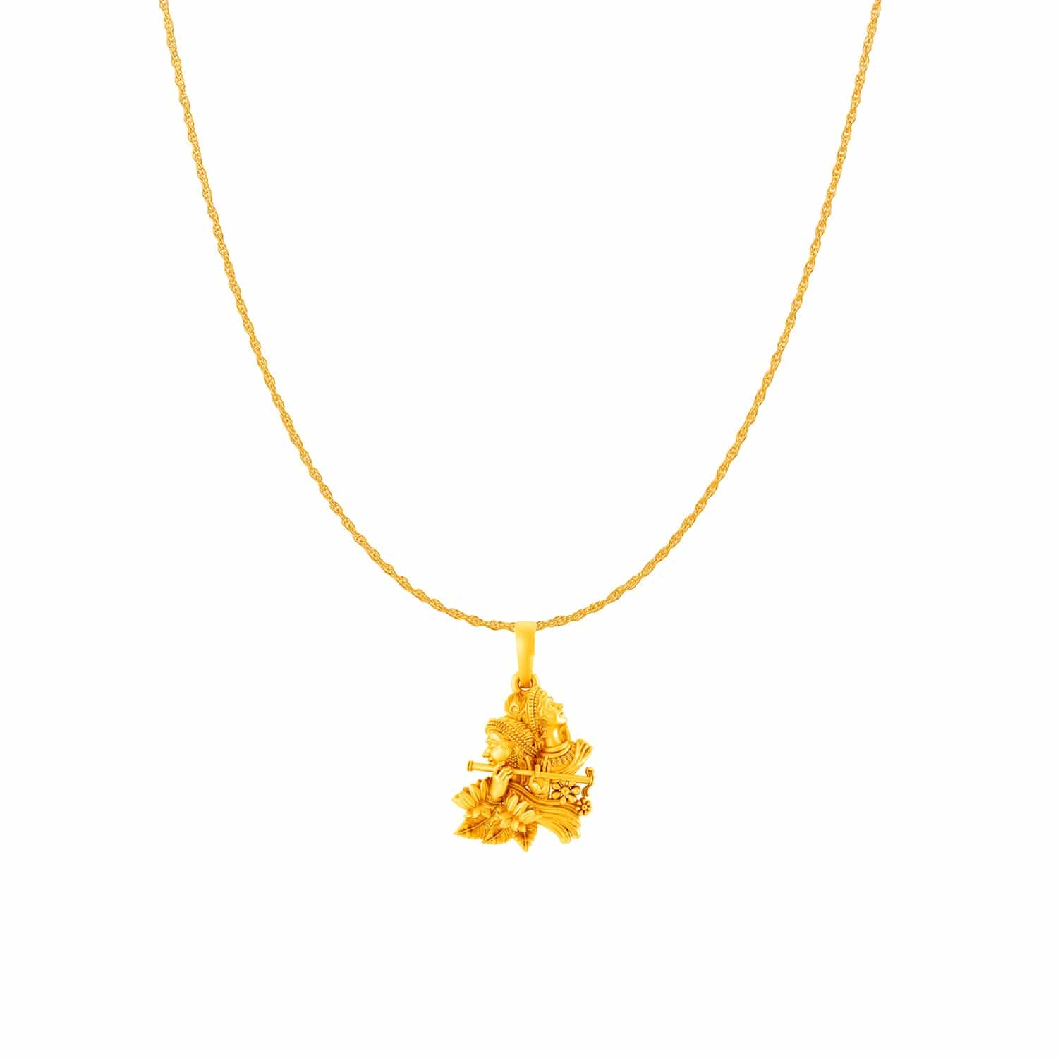Radha Krishna chain pendant 