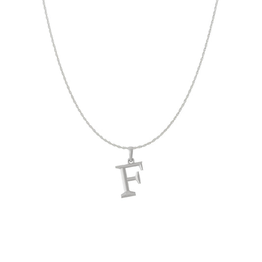 Akshat Sapphire Sterling Silver (92.5% purity) precious Name alphabet chain pendant (Pendnat with rope chain) pure silver designer alphabet chain locket