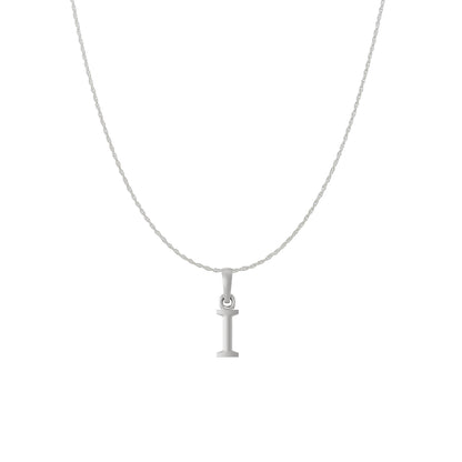 Akshat Sapphire Sterling Silver (92.5% purity) precious Name alphabet chain pendant (Pendnat with rope chain) pure silver designer alphabet chain locket