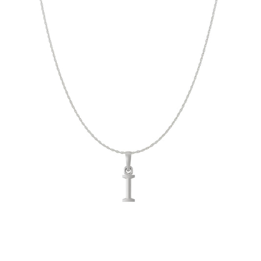 Akshat Sapphire Sterling Silver (92.5% purity) precious Name alphabet chain pendant (Pendnat with rope chain) pure silver designer alphabet chain locket