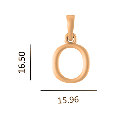 22KT Gold Plated Pure Silver (92.5% purity) precious Name alphabet chain pendant (Pendnat with Rope chain- 18 Inches) designer alphabet chain locket