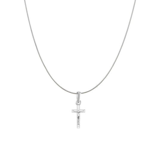 God Jesus Chain Pendant (Pendant with Snake Chain) for Men & Women Pure Silver Lord Isa masih Chain Locket for Good Health & Wealth