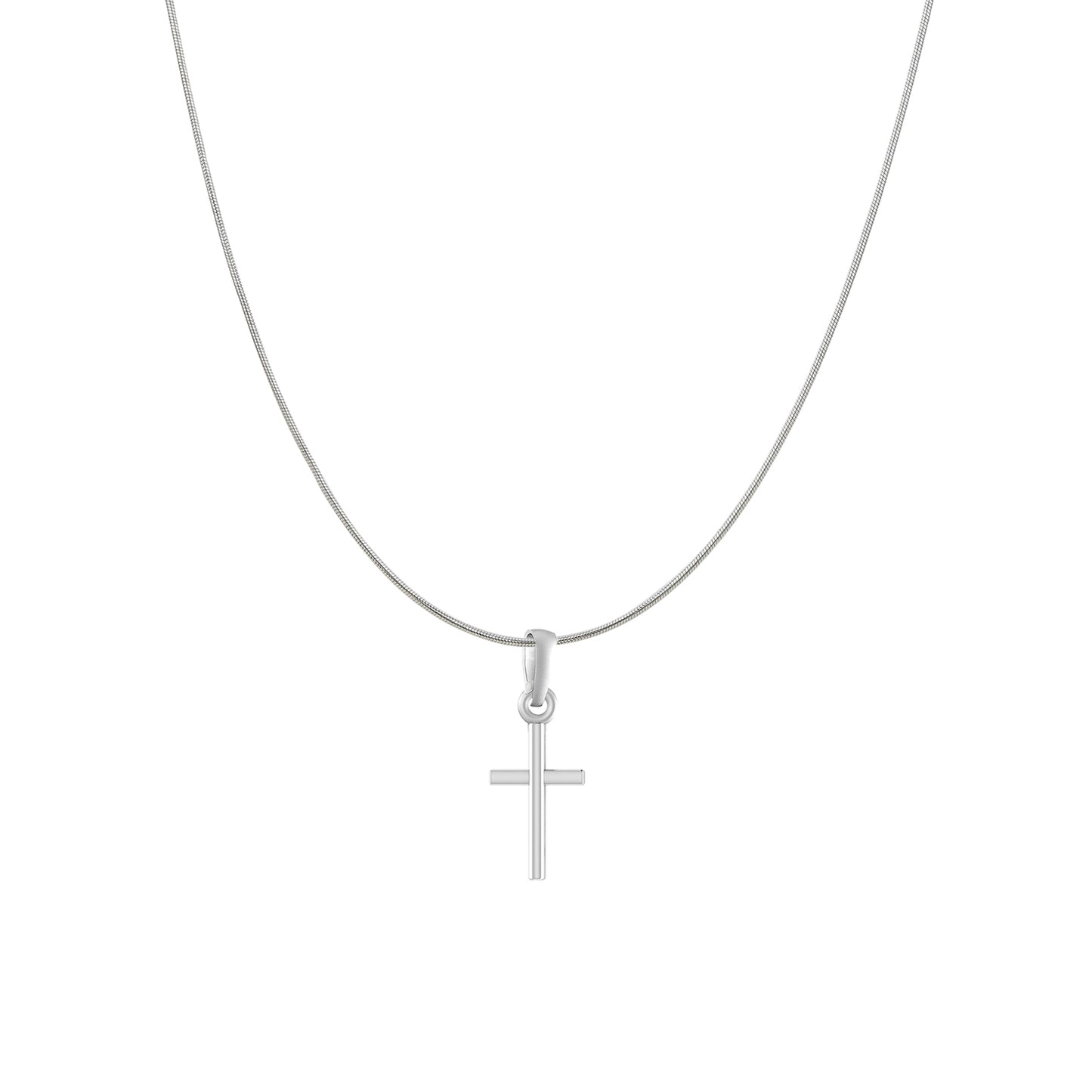 God Jesus Chain Pendant (Pendant with Snake Chain) for Men & Women Pure Silver Lord Isa masih Chain Locket for Good Health & Wealth