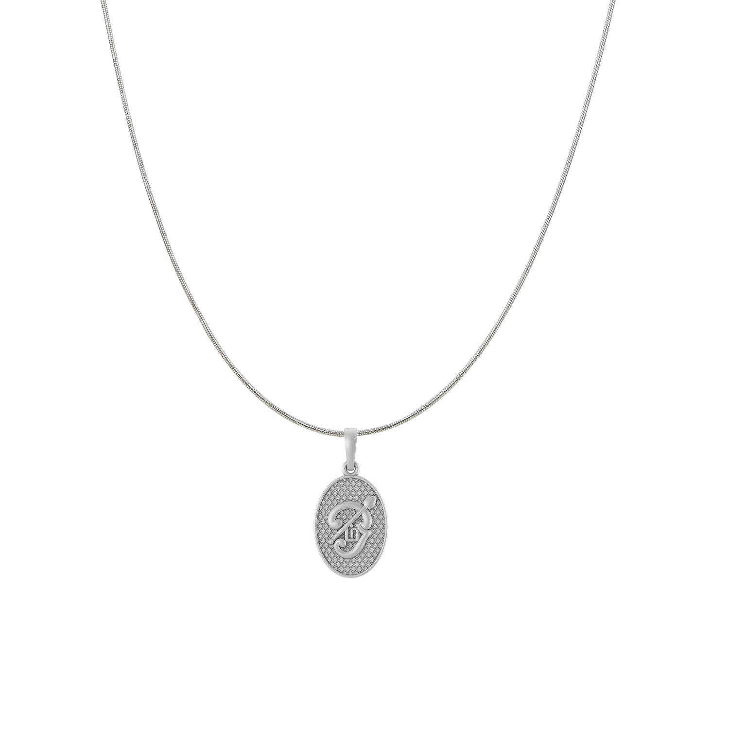 Spiritual Tamil OM Pure Silver 92.5% purity Chain pendant by Akshat Sapphire for Men & Women (Pendant with Snake Chain-18 inches)