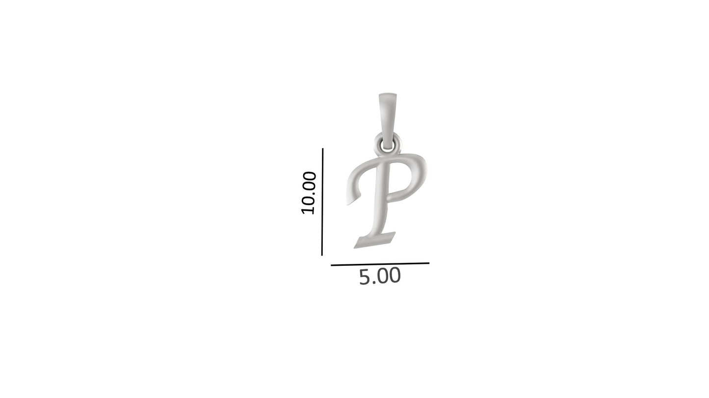 Akshat Sapphire Sterling Silver (92.5% purity) precious Name alphabet chain pendant (Pendnat with snake chain) pure silver designer alphabet chain locket