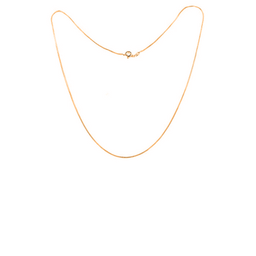22 CT Gold Plated Silver (92.5% purity)  Italian Snake chain for Girls and Women