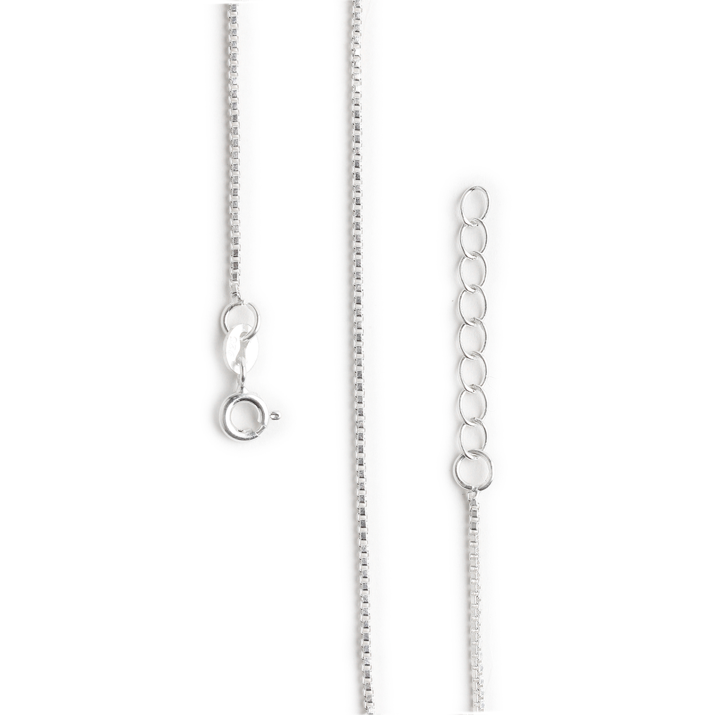 92.5% Pure Silver Rhodium Plated Plain Box Anklet For Girls & Womens Chandi Ki Payal