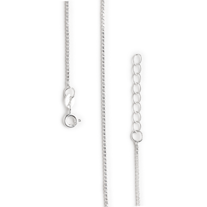 92.5% Pure Silver Rhodium Plated Plain Box Anklet For Girls & Womens Chandi Ki Payal