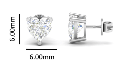 Pure Sterling Silver (92.5% purity)Precious, Beautiful and Designer Stud Earrings with cubic zirconia (AD) stones for Girls and Women