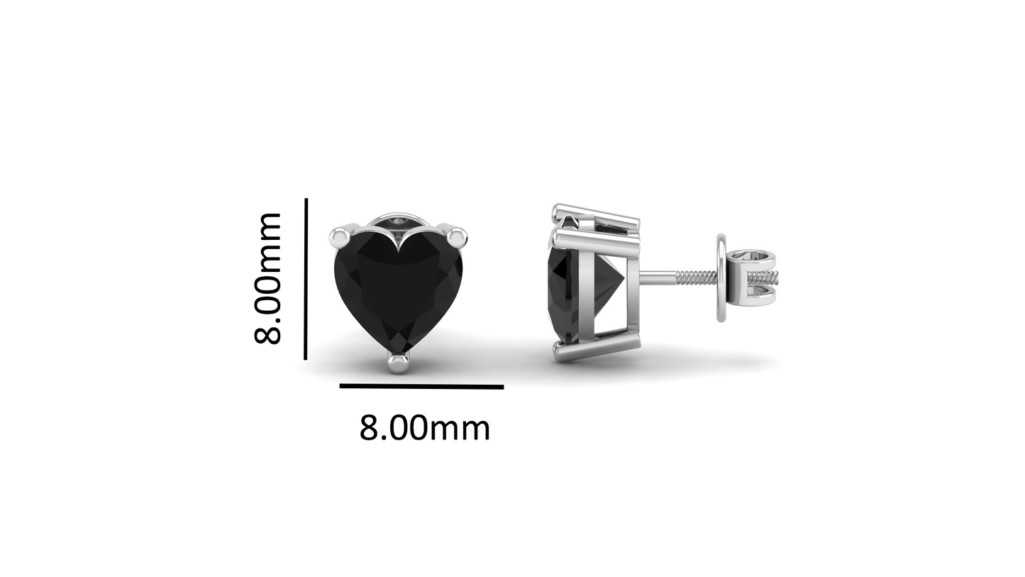 Pure Sterling Silver (92.5% purity)Precious, Beautiful and Designer Stud Earrings with cubic zirconia (AD) stones for Girls and Women