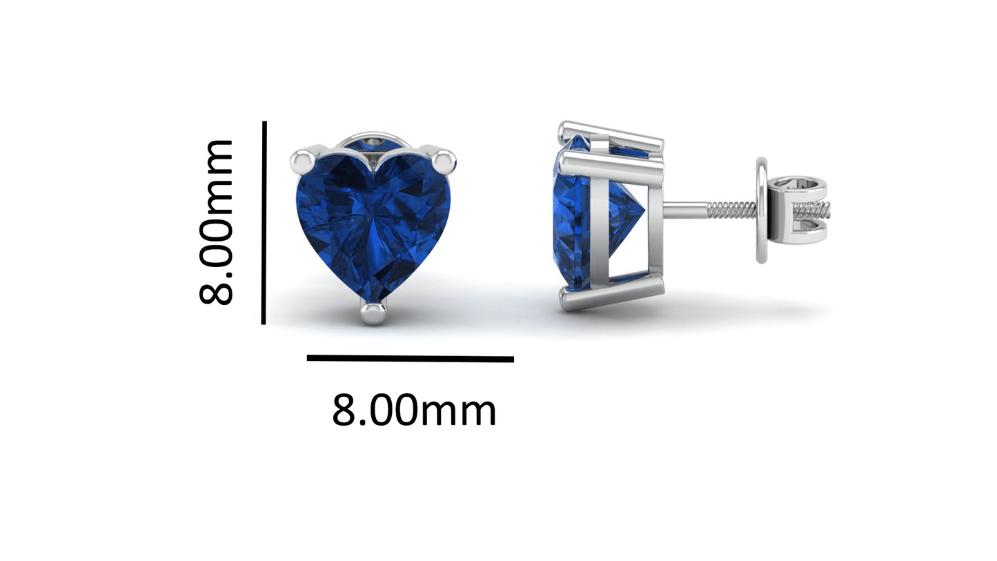 Pure Sterling Silver (92.5% purity)Precious, Beautiful and Designer Stud Earrings with cubic zirconia (AD) stones for Girls and Women