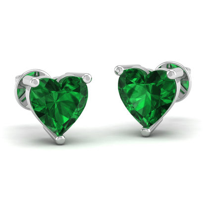 Pure Sterling Silver (92.5% purity)Precious, Beautiful and Designer Stud Earrings with cubic zirconia (AD) stones for Girls and Women