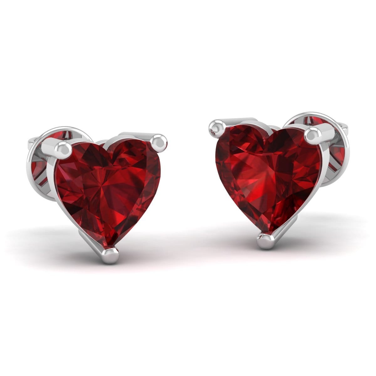 Pure Sterling Silver (92.5% purity)Precious, Beautiful and Designer Stud Earrings with cubic zirconia (AD) stones for Girls and Women