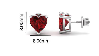 Pure Sterling Silver (92.5% purity)Precious, Beautiful and Designer Stud Earrings with cubic zirconia (AD) stones for Girls and Women