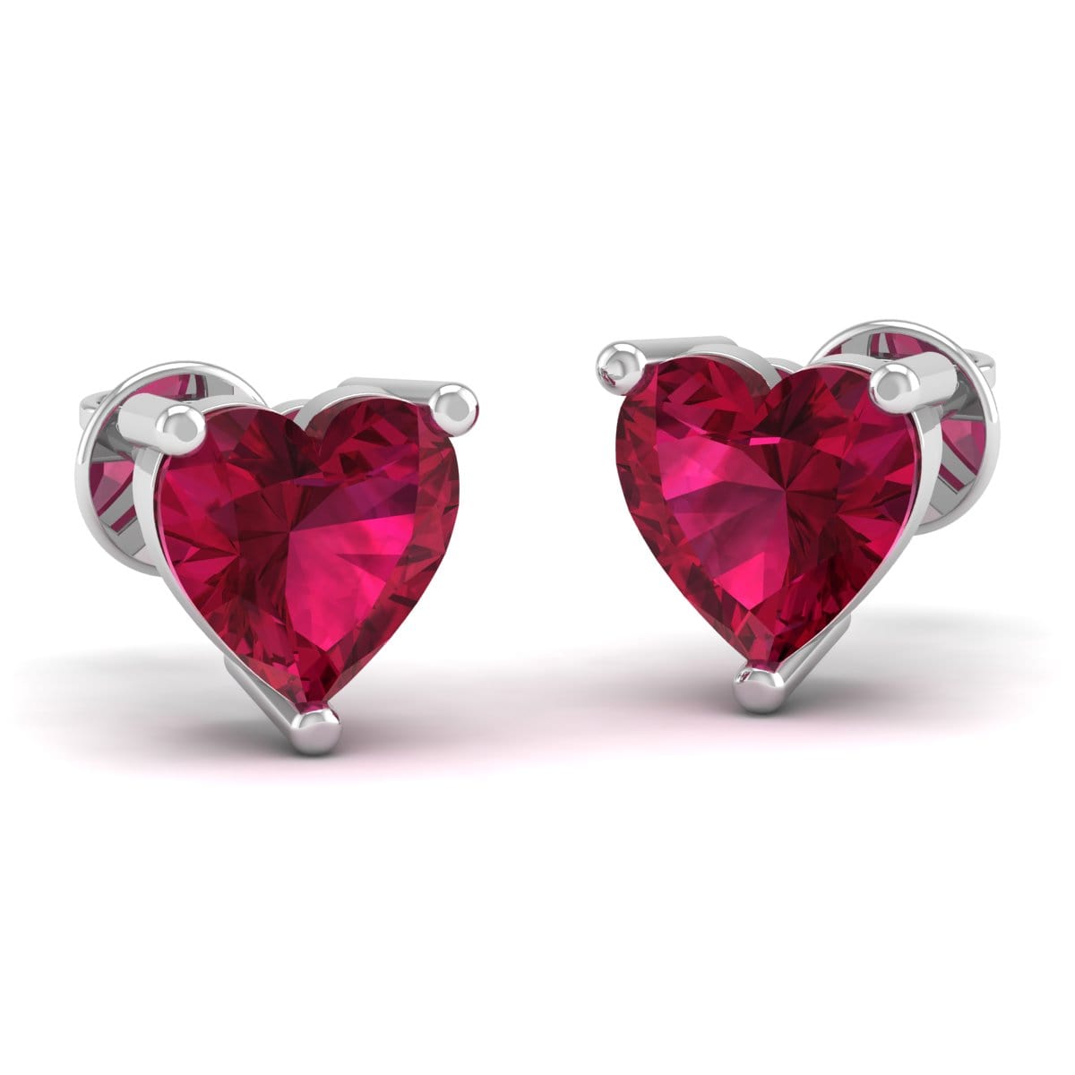 Pure Sterling Silver (92.5% purity)Precious, Beautiful and Designer Stud Earrings with cubic zirconia (AD) stones for Girls and Women