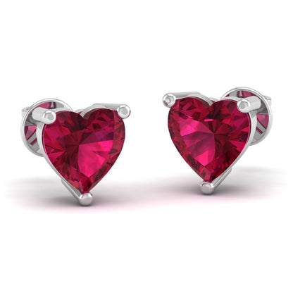Pure Sterling Silver (92.5% purity)Precious, Beautiful and Designer Stud Earrings with cubic zirconia (AD) stones for Girls and Women