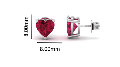 Pure Sterling Silver (92.5% purity)Precious, Beautiful and Designer Stud Earrings with cubic zirconia (AD) stones for Girls and Women
