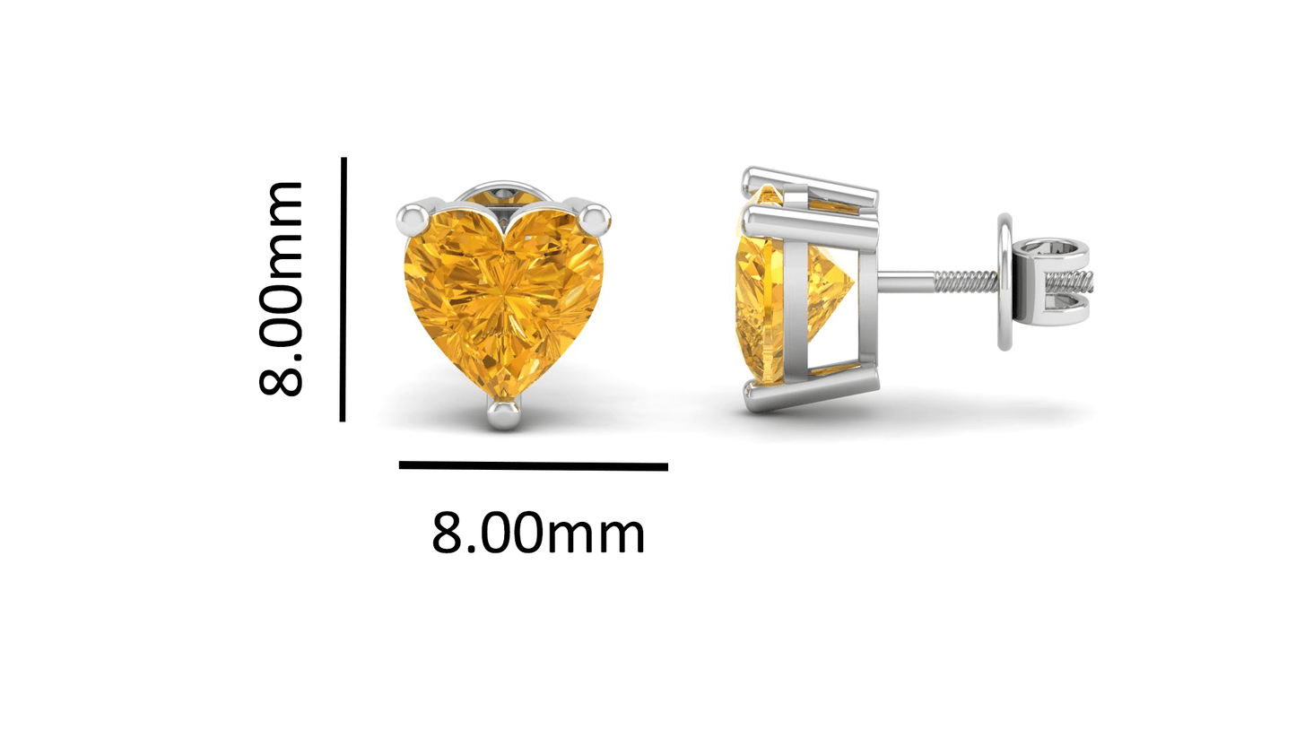 Pure Sterling Silver (92.5% purity)Precious, Beautiful and Designer Stud Earrings with cubic zirconia (AD) stones for Girls and Women