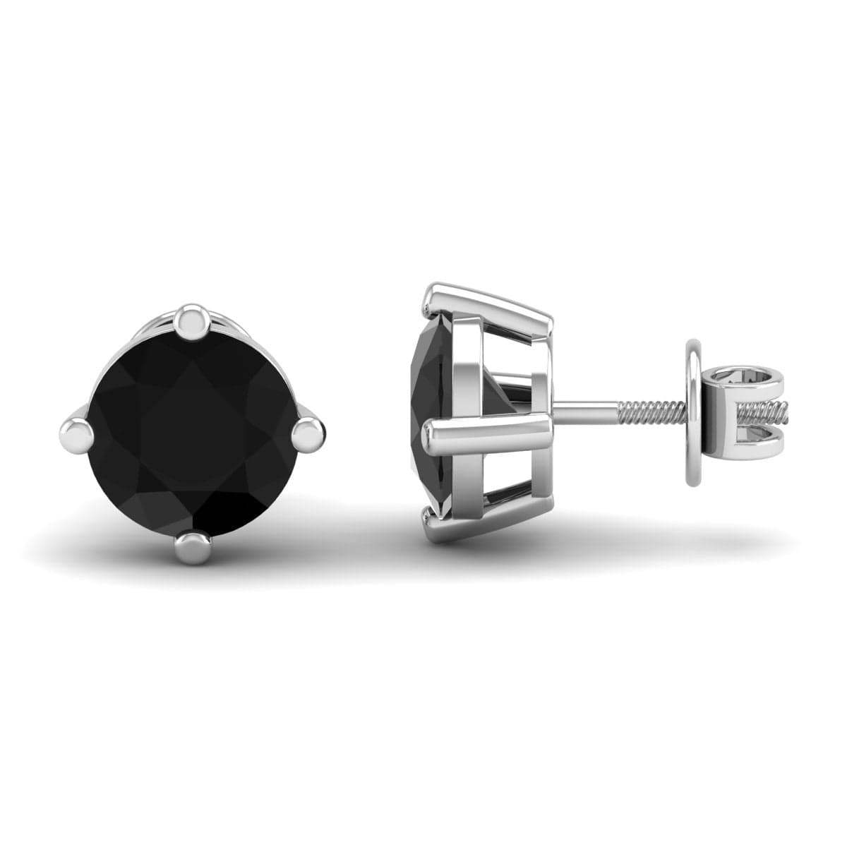 Pure Sterling Silver (92.5% purity)Precious, Beautiful and Designer Stud Earrings with cubic zirconia (AD) stones for Girls and Women