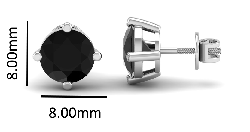 Pure Sterling Silver (92.5% purity)Precious, Beautiful and Designer Stud Earrings with cubic zirconia (AD) stones for Girls and Women