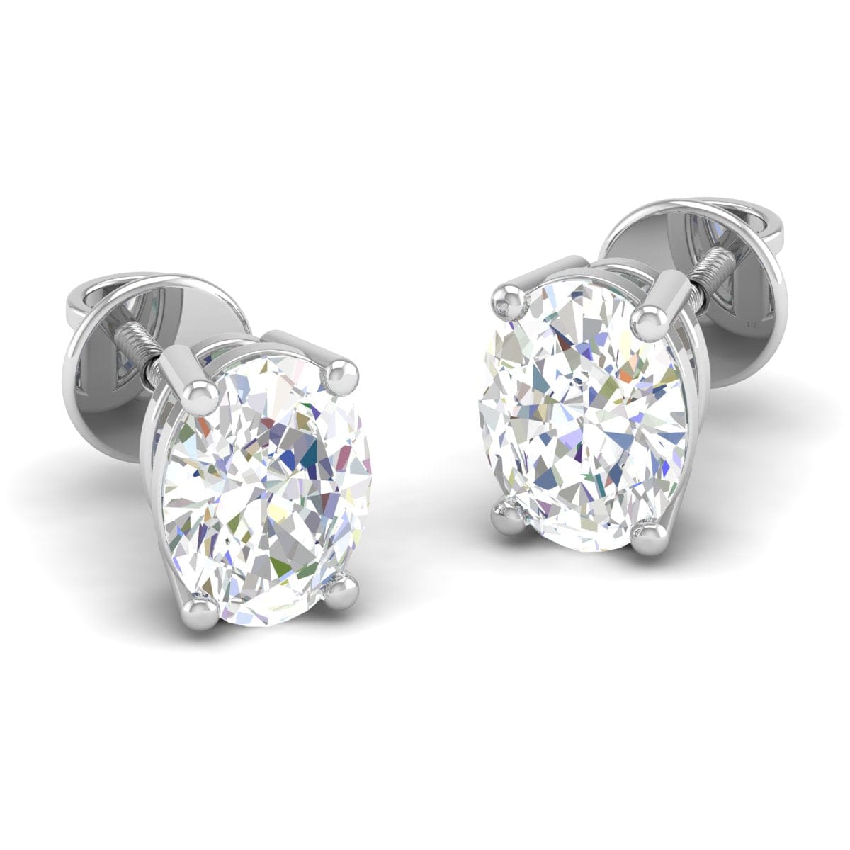 Pure Sterling Silver (92.5% purity)Precious, Beautiful and Designer Stud Earrings with cubic zirconia (AD) stones for Girls and Women