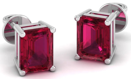 Pure Sterling Silver (92.5% purity)Precious, Beautiful and Designer Stud Earrings with cubic zirconia (AD) stones for Girls and Women