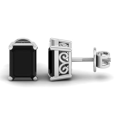 Pure Sterling Silver (92.5% purity)Precious, Beautiful and Designer Stud Earrings with cubic zirconia (AD) stones for Girls and Women