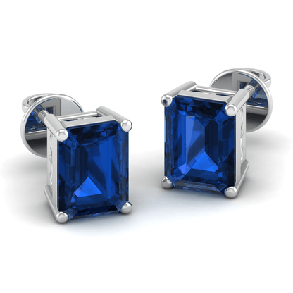 Pure Sterling Silver (92.5% purity)Precious, Beautiful and Designer Stud Earrings with cubic zirconia (AD) stones for Girls and Women
