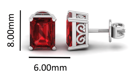 Pure Sterling Silver (92.5% purity)Precious, Beautiful and Designer Stud Earrings with cubic zirconia (AD) stones for Girls and Women