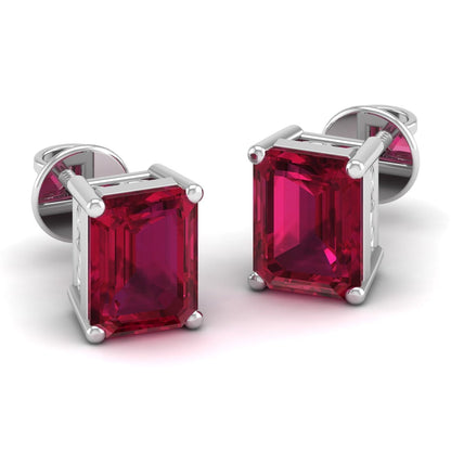 Pure Sterling Silver (92.5% purity)Precious, Beautiful and Designer Stud Earrings with cubic zirconia (AD) stones for Girls and Women