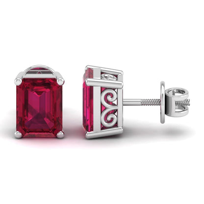 Pure Sterling Silver (92.5% purity)Precious, Beautiful and Designer Stud Earrings with cubic zirconia (AD) stones for Girls and Women