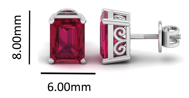 Pure Sterling Silver (92.5% purity)Precious, Beautiful and Designer Stud Earrings with cubic zirconia (AD) stones for Girls and Women