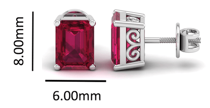 Pure Sterling Silver (92.5% purity)Precious, Beautiful and Designer Stud Earrings with cubic zirconia (AD) stones for Girls and Women