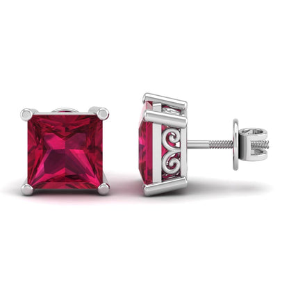 Pure Sterling Silver (92.5% purity)Precious, Beautiful and Designer Stud Earrings with cubic zirconia (AD) stones for Girls and Women