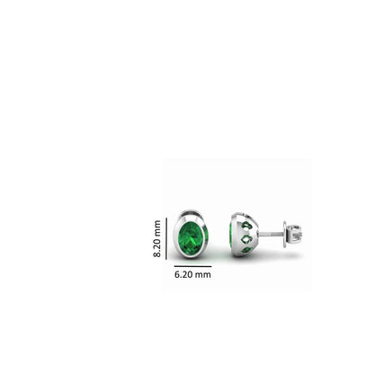 Pure Sterling Silver (92.5% purity)Precious, Beautiful and Designer Stud Earrings with cubic zirconia (AD) stones for Girls and Women