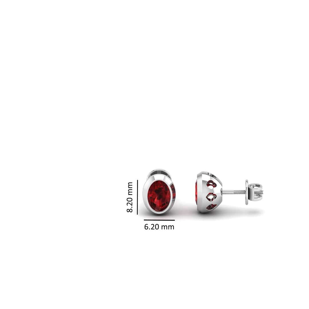Pure Sterling Silver (92.5% purity)Precious, Beautiful and Designer Stud Earrings with cubic zirconia (AD) stones for Girls and Women