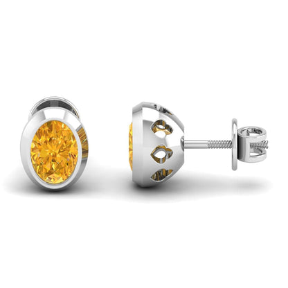 Pure Sterling Silver (92.5% purity)Precious, Beautiful and Designer Stud Earrings with cubic zirconia (AD) stones for Girls and Women