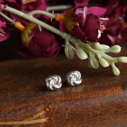 Pure Sterling Silver (92.5% purity)Precious, Beautiful and Designer Stud Earrings with cubic zirconia (AD) stones for Girls and Women