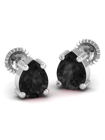 Pure Sterling Silver (92.5% purity)Precious, Beautiful and Designer Stud Earrings with cubic zirconia (AD) stones for Girls and Women